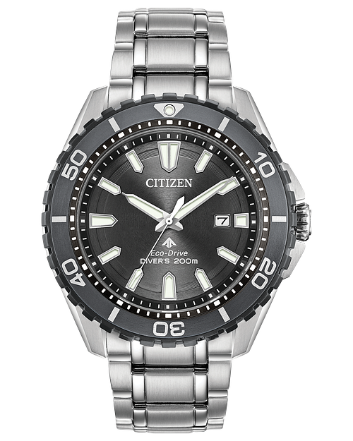Promaster Diver - Men's Eco-Drive BN0198-56H Grey Watch | CITIZEN